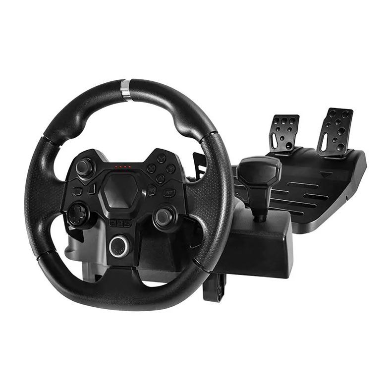 Volante e Pedais Multi Warrior Artaxes, Multi Plataformas, Preto, JS090