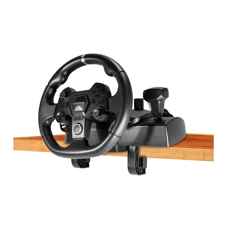 Volante e Pedais Multi Warrior Artaxes, Multi Plataformas, Preto, JS090