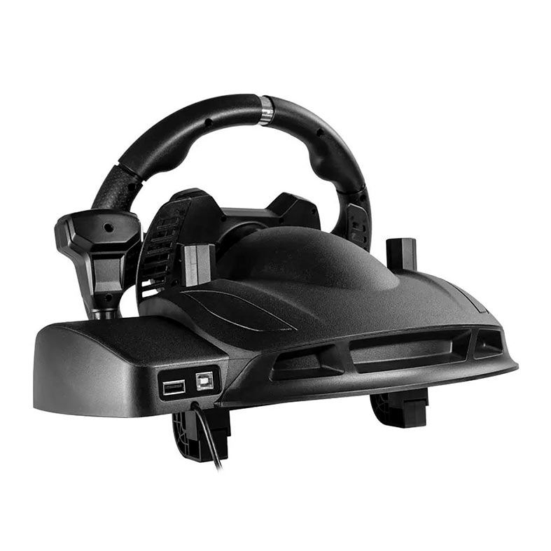 Volante e Pedais Multi Warrior Artaxes, Multi Plataformas, Preto, JS090