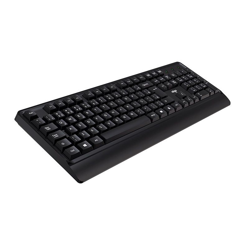Teclado Aigo K100, ABNT2, Preto, K100