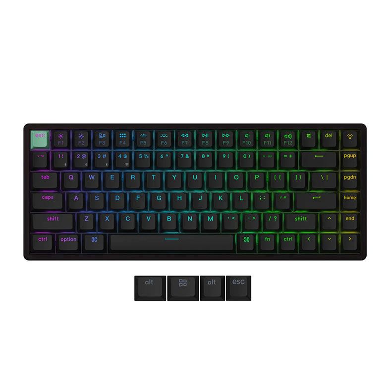 Teclado Mecanico Keychron K2 HE, RGB, Wireless, Switch Nebula