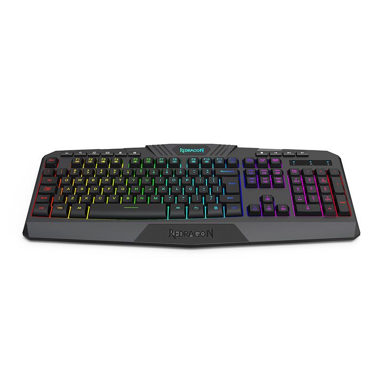 Teclado Gamer Redragon Harpe, RGB, Wireless, Preto, K503-KS