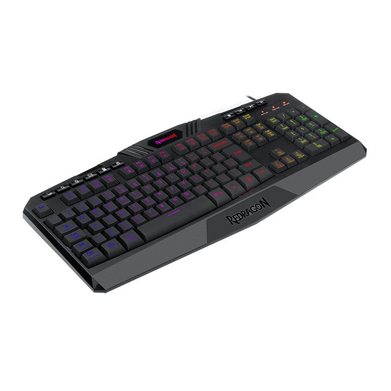Teclado Gamer Redragon Harpe2 RGB, ABNT2, Preto, K503RGB-V2