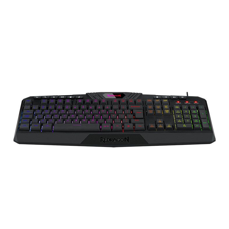 Teclado Gamer Redragon Harpe2 RGB, ABNT2, Preto, K503RGB-V2