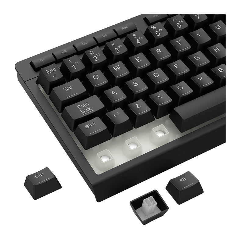 Teclado Membrana Redragon Crescent 68, RGB, 60%, USB, Preto, K519-RGB