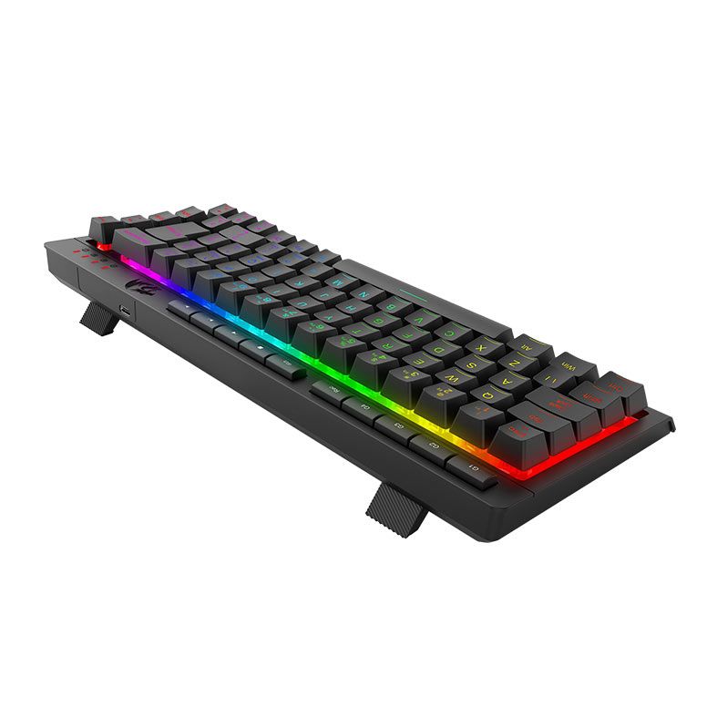 Teclado Membrana Redragon Crescent 68, RGB, 60%, USB, Preto, K519-RGB