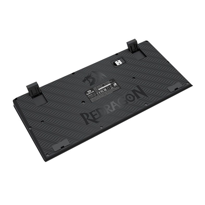 Teclado Membrana Gamer Redragon Crescent 68 Pro, RGB, 65%, Tri-Mode, Preto, K519RGB-PRO
