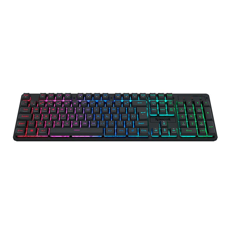 Teclado Gamer Redragon Netherbane Pro, RGB, ABNT2, Wireless, Preto, K521RGB-KS-PT
