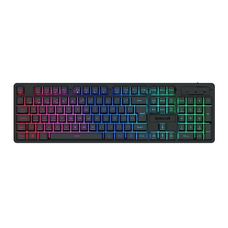 OPENBOX Teclado Gamer Redragon Netherbane Pro, RGB, ABNT2, Wireless, Preto, K521RGB-KS PT