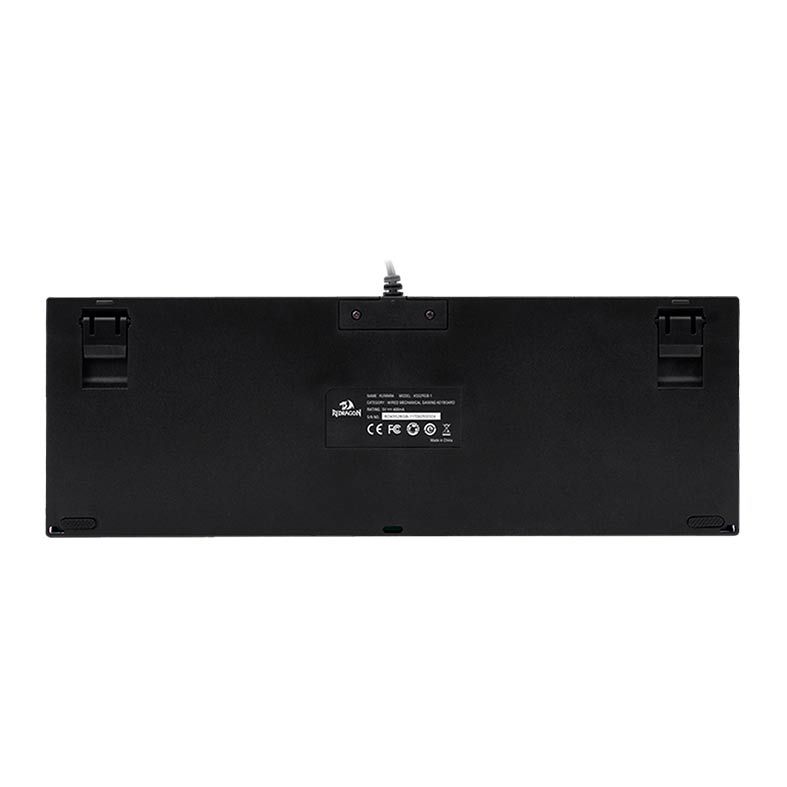 Teclado Mecanico Redragon Kumara Led Vermelho Switch Marrom, K552-2 PT-BROWN