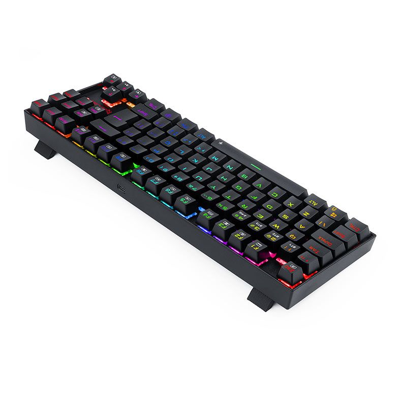 Teclado Mecanico Redragon Kumara Pro, RGB, ABNT2, Wireless, Switch Preto, Preto, K552RGB-BRS-B-PT-BLACK