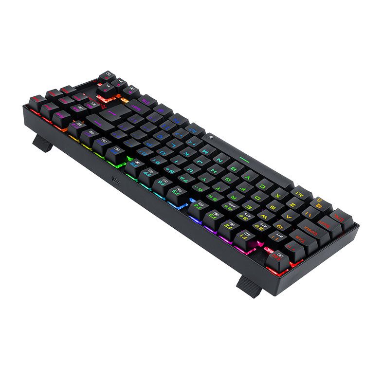 Teclado Mecanico Redragon Kumara Pro, RGB, Wireless, Switch Azul, Preto, K552RGB-BRS-B-PT-BLUE