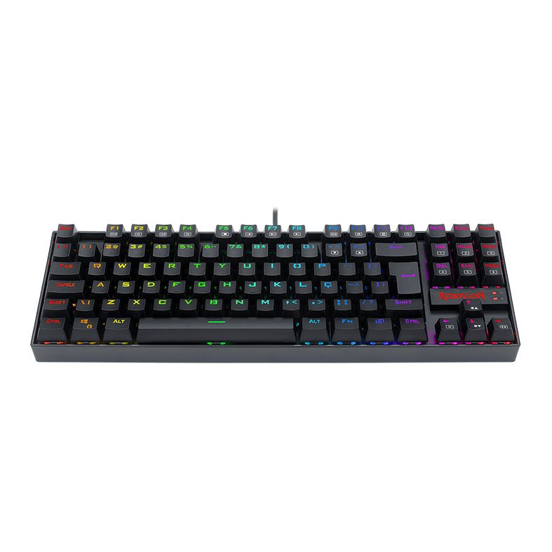 Teclado Magnetico Gamer Redragon Kumara Pro, RGB, Switch Vermelho, Preto, K552RGB-PRO-PT-RED