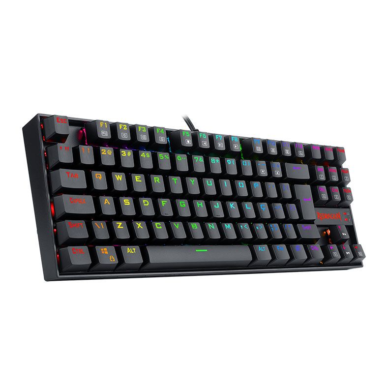 Teclado Magnetico Gamer Redragon Kumara Pro, RGB, Switch Vermelho, Preto, K552RGB-PRO-PT-RED