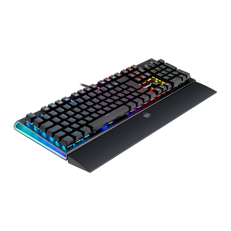 Teclado Mecanico Gamer Redragon Aryaman V2, RGB, Switch Marrom, Preto, K569RGB-PT-BROWN-V2