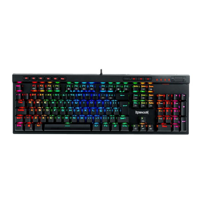 Teclado Opto-Mecanico Redragon Vata PRO RGB Switch Azul, K580RGB-PRO