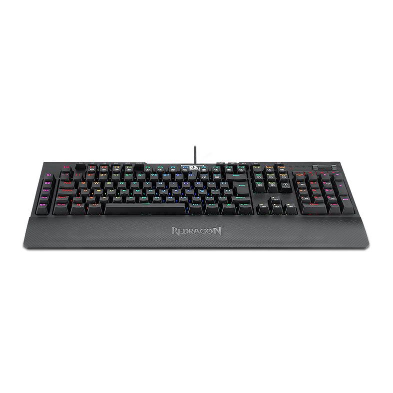 Teclado Opto-Mecanico Redragon Brahma PRO, RGB, Opical Switch Red, Preto, K586RGB-PRO-PT-RED