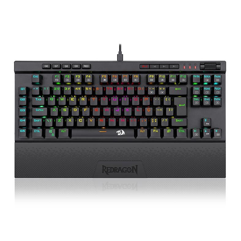 Teclado Opto-Mecanico Redragon Magic-Wand Pro RGB Switch Red, K587RGB-PRO PT-RED