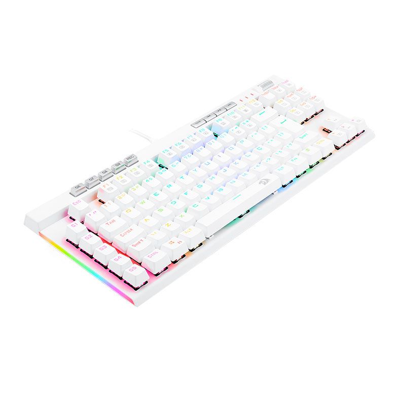 Teclado Mecanico Gamer Redragon Magic-Wand Pro, RGB, Switch Azul, Branco, K587W-RGB-PRO BLUE