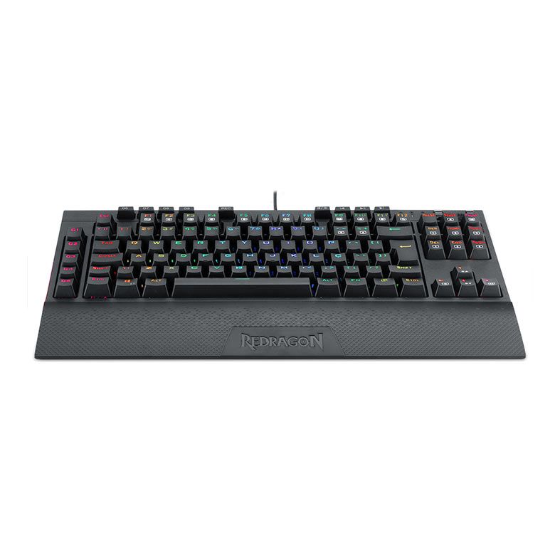 Teclado Opto-Mecanico Redragon BroadSword PRO, RGB, ABNT2, Switch Vermelho, K588RGB-PRO-PT-RED