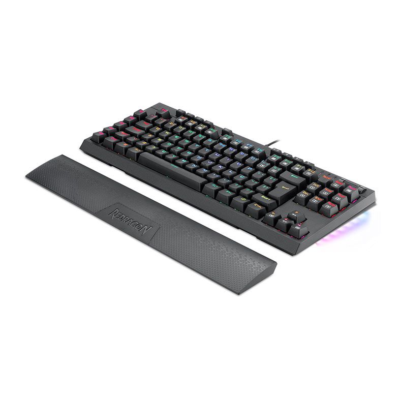 Teclado Opto-Mecanico Redragon BroadSword PRO, RGB, ABNT2, Switch Vermelho, K588RGB-PRO-PT-RED
