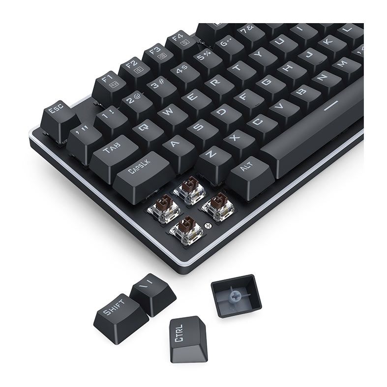 Teclado Mecanico Redragon Ratri, RGB, Switch Marrom, Preto, K595RGB-PT-BROWN