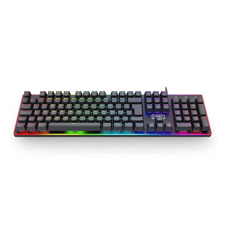 Teclado Mecanico Redragon Ratri, RGB, Switch Marrom, Preto, K595RGB-PT-BROWN