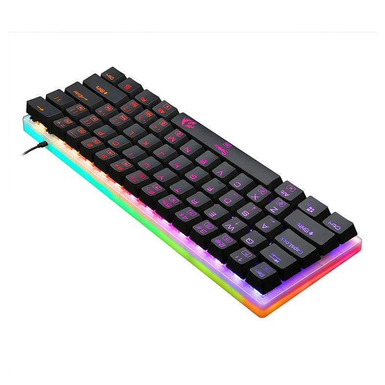 Teclado Mecanico Gamer Redragon Alien, RGB, Switch Azul, Preto, K605