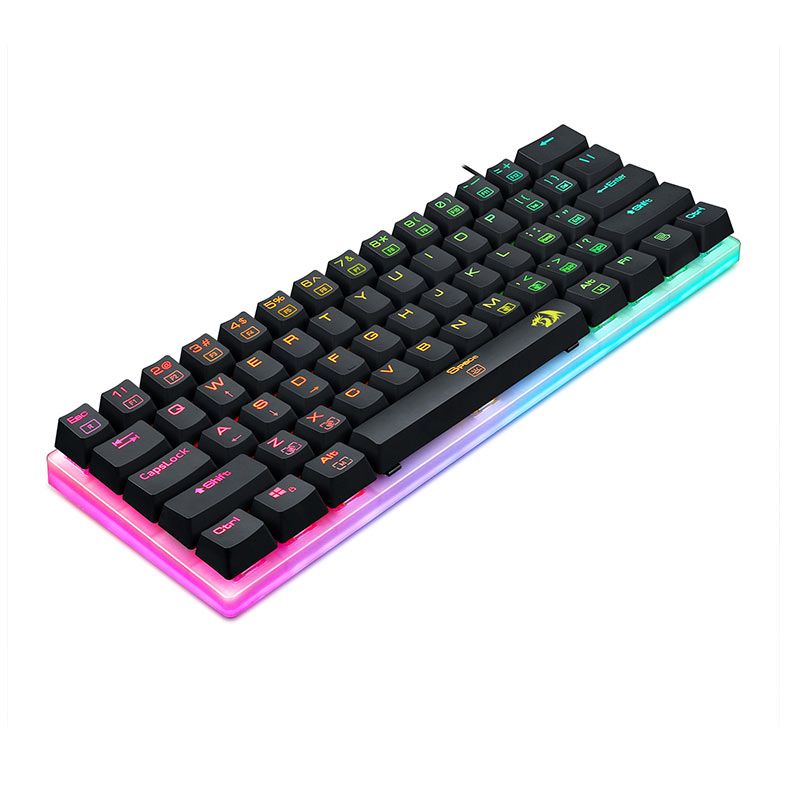 Teclado Mecanico Gamer Redragon Alien, RGB, Switch Azul, Preto, K605