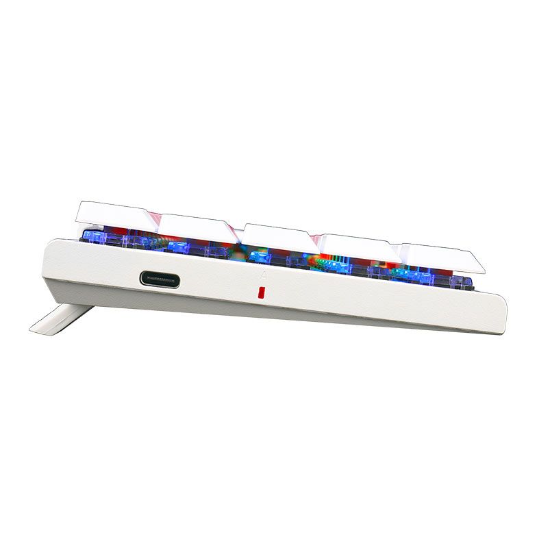 Teclado Mecanico Gamer Redragon Anivia, RGB, ABNT, Switch Azul, Rosa e Branco, K614PW-RGB-PT-BLUE