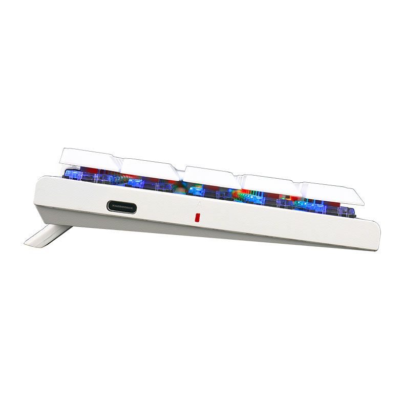 Teclado Mecanico Gamer Redragon Anivia, RGB, ABNT, Switch Marrom, Branco, K614W-RGB-PT-BROWN