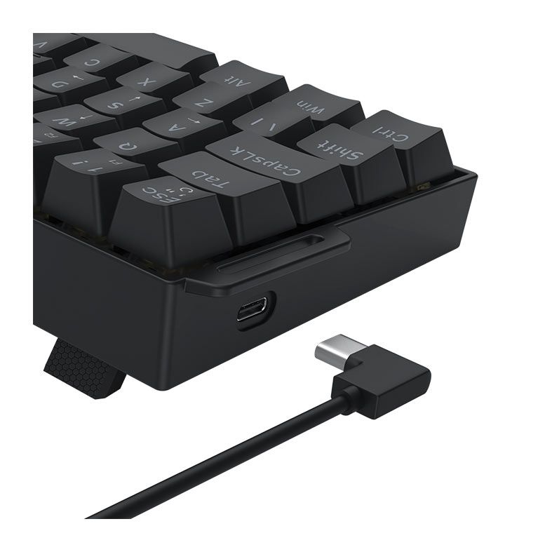 Teclado Magnetico Gamer Redragon Fizz, RGB, 60%, USB, Switch AmberMag Linear, Preto, K617RGB-MP-PT