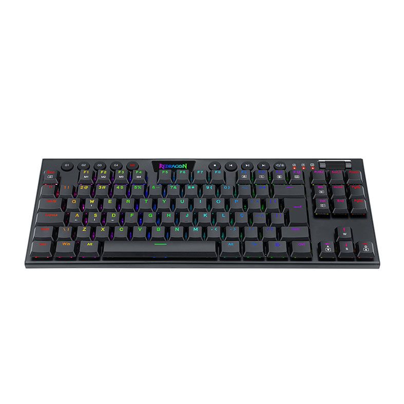 Teclado Mecanico Gamer Redragon Horus TKL, RGB, ABNT2, Switch Azul, Preto, K622-RGB-PT-BLUE