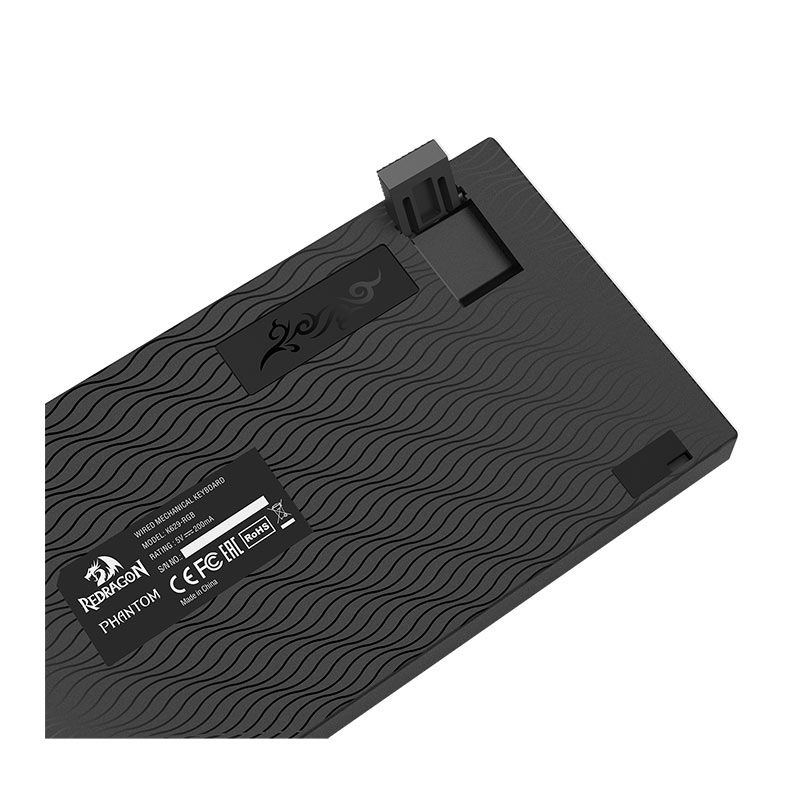 Teclado Mecanico Redragon Phantom, RGB, Switch Marrom, Preto, K629-RGB-PT-BROWN