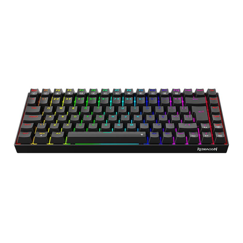 Teclado Mecanico Redragon Phantom, RGB, Switch Marrom, Preto, K629-RGB-PT-BROWN