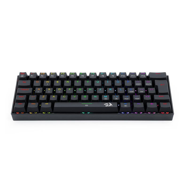 Teclado Mecanico Gamer Redragon Dragonborn, RGB, ABNT2, Switch Red, Preto, K630RGB-1-PT-RED