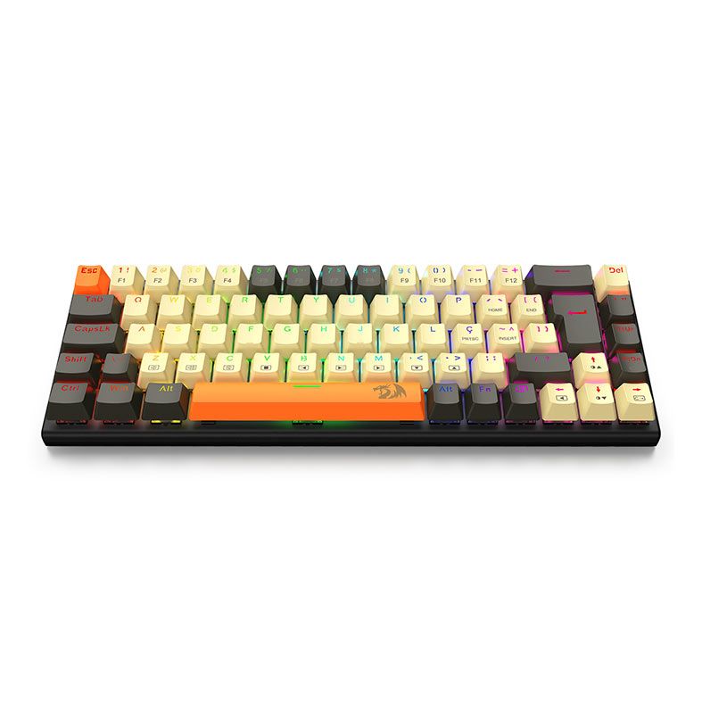 Teclado Mecanico Gamer Redragon Ryze, RGB, Switch Brown, K633CGO-RGB-PT-BROWN