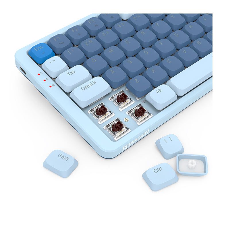 Teclado Mecanico Redragon Vili, RGB, Switch Brown, K675-PT-BROWN