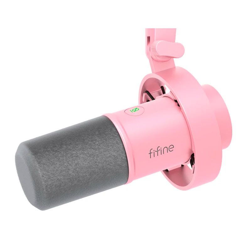 Microfone Dinamico Fifine K688, USB/XLR, Rosa, K688-PNK