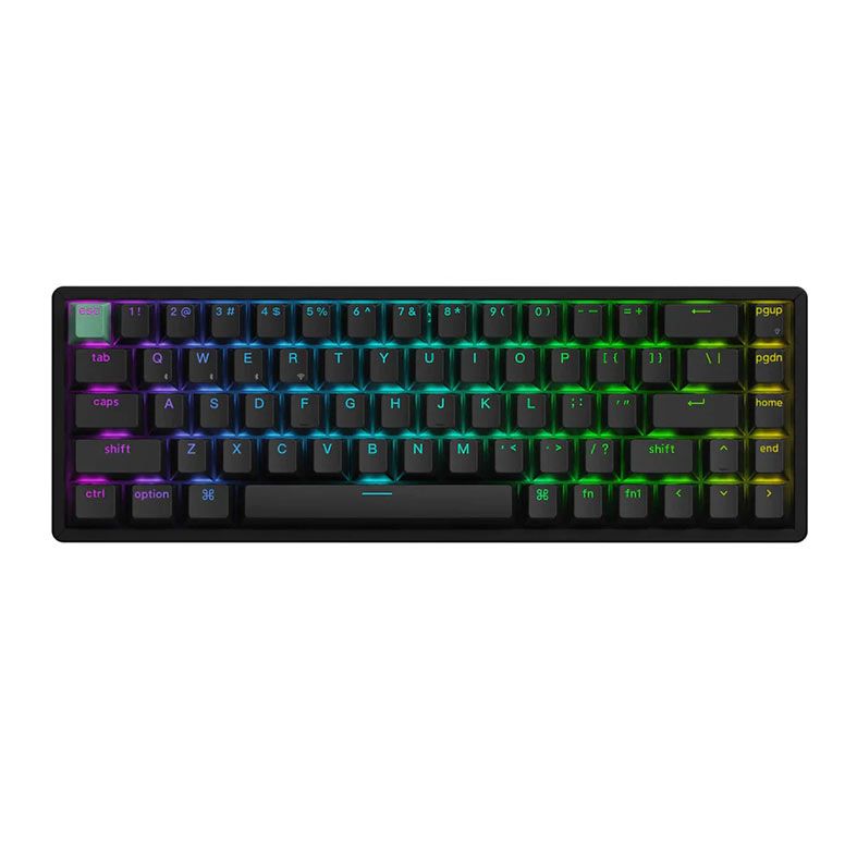 Teclado Mecanico Keychron K6 HE, Wireless, Switch Magnetico Nebula, Preto, K6H-J1