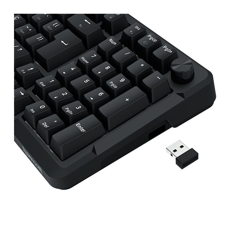 OPENBOX Teclado Mecanico Redragon Arlokks, RGB, ABNT2, Switch RPC Linear, Tri-Mode, Preto, K742B