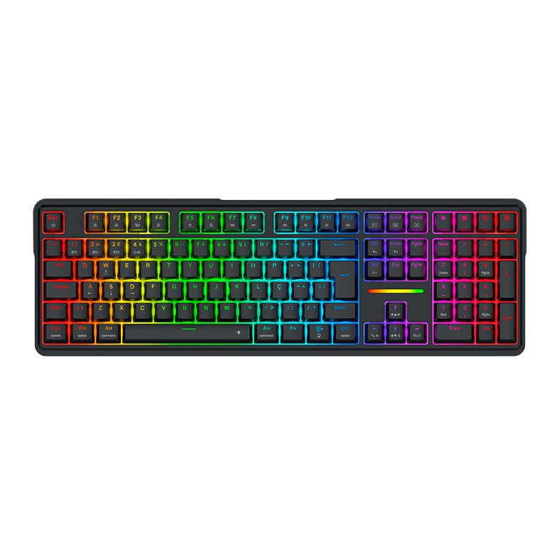 Teclado Mecanico Gamer Redragon Antonium Pro, RGB, Tri-Mode, Switch Redragon Manbo, Preto, K745RGB-PRO