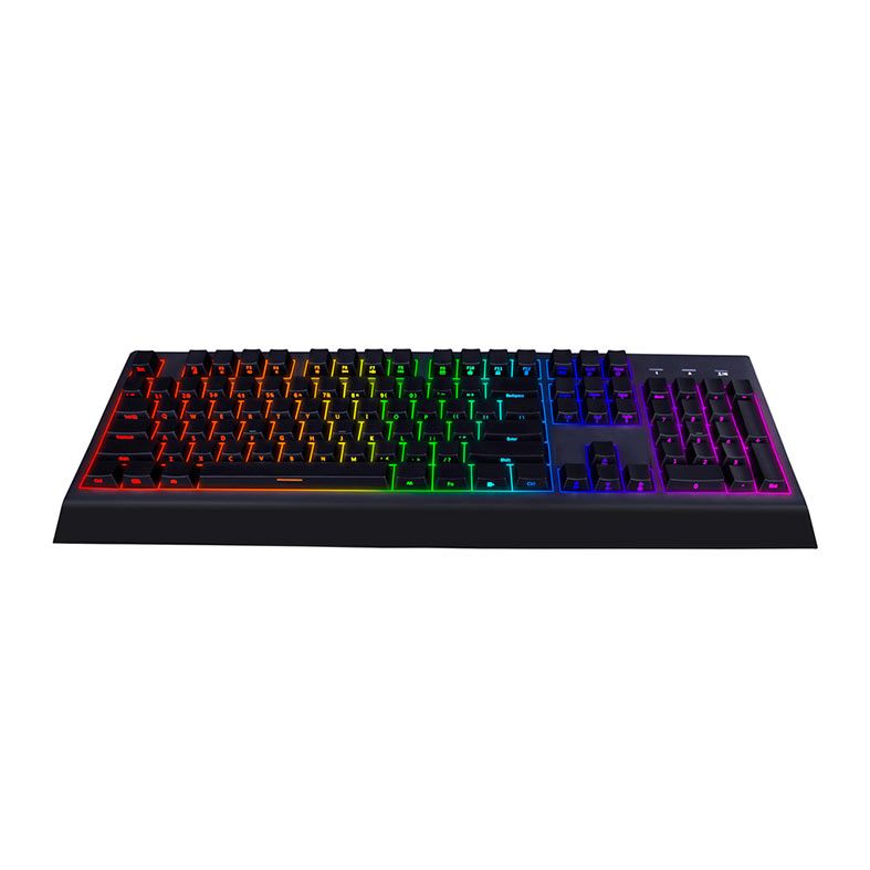 Teclado Mecanico Gamer 1STPlayer New Invader K7, RGB, Switch Azul, Preto, K7RGB