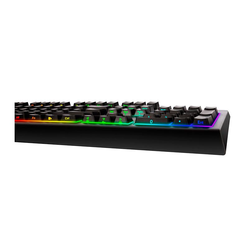 Teclado Mecanico Gamer 1STPlayer New Invader K7, RGB, Switch Azul, Preto, K7RGB