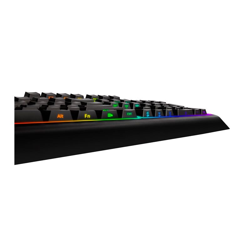 Teclado Mecanico Gamer 1STPlayer New Invader K7, RGB, Switch Azul, Preto, K7RGB