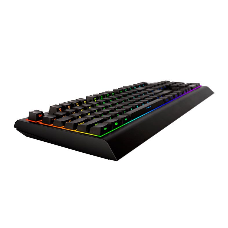Teclado Mecanico Gamer 1STPlayer New Invader K7, RGB, Switch Azul, Preto, K7RGB