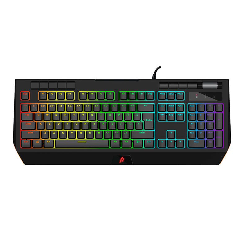 Teclado Gamer 1STPlayer Fire Dancing K9, RGB, Preto, K9BK