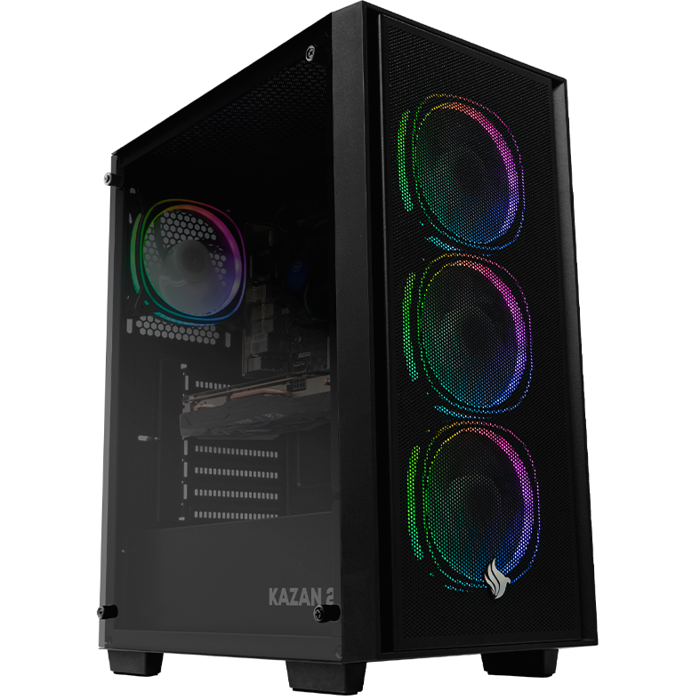 Computador Mancer Gamer Hubal, Intel i7-12700KF, GeForce RTX 3060 8GB, 16GB DDR4, SSD M.2 480GB