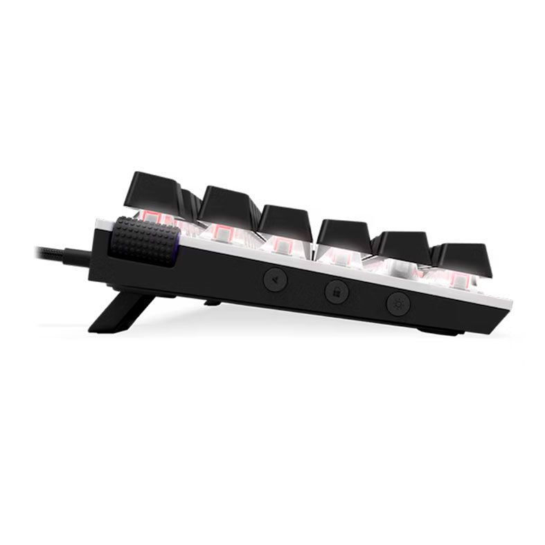 Teclado Mecanico Gamer NZXT Function, RGB, Switch Vermelho, Branco, KB-1FSUS-WR