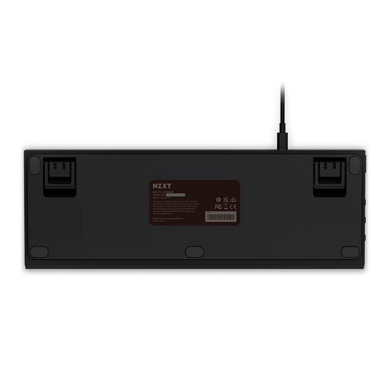 Teclado Mecanico Gamer NZXT Function Tenkeyless, RGB, Switch Vermelho, Preto, KB-1TKUS-BR
